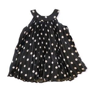 Cherokee Black w/White Dot Baby Dress